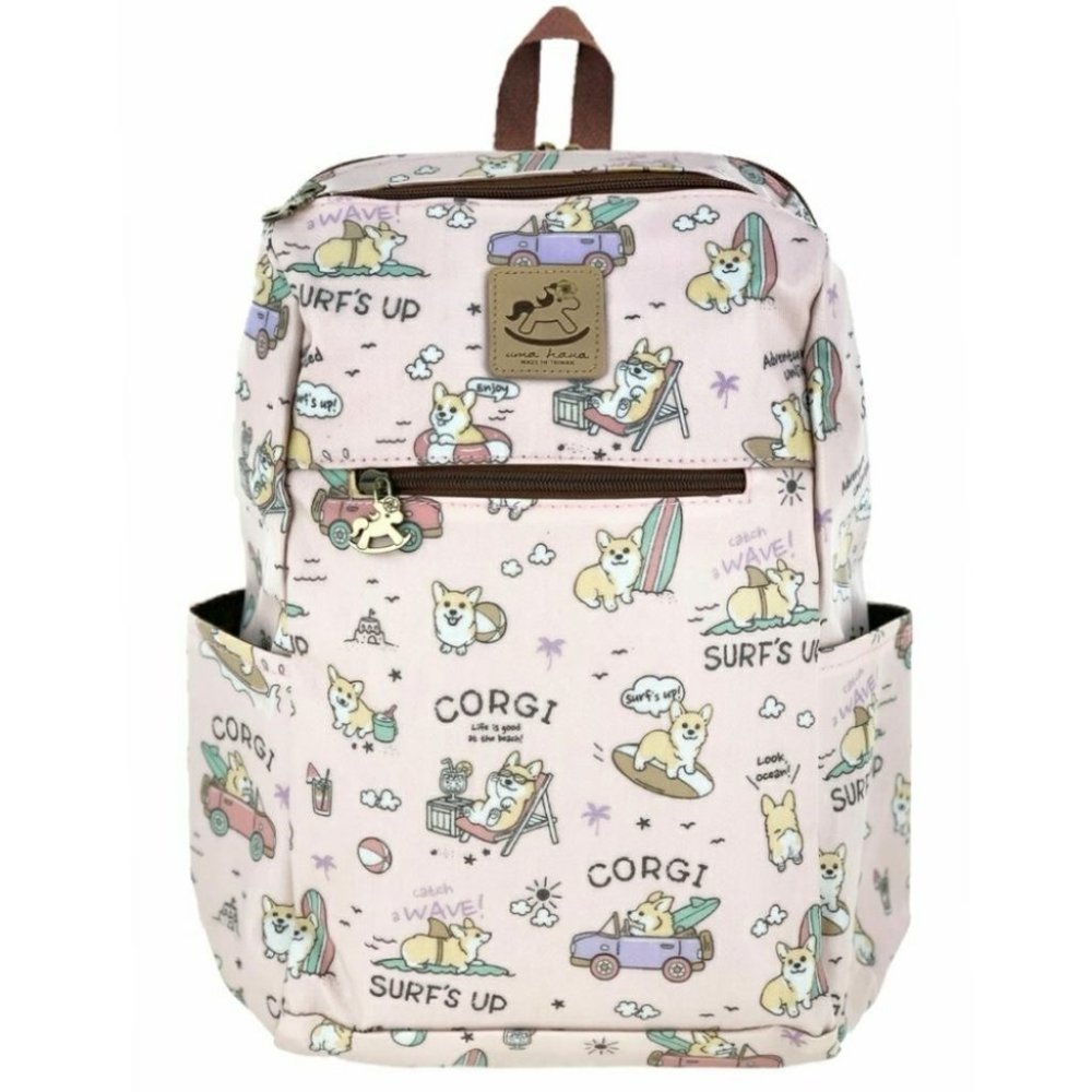 Waterproof Corgi Backpack Convertible Sling Bag - Picture 1 of 13